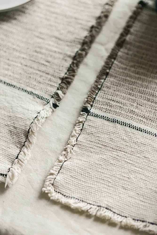 Polanco Handloom Placemats Set of 4 - Cotton