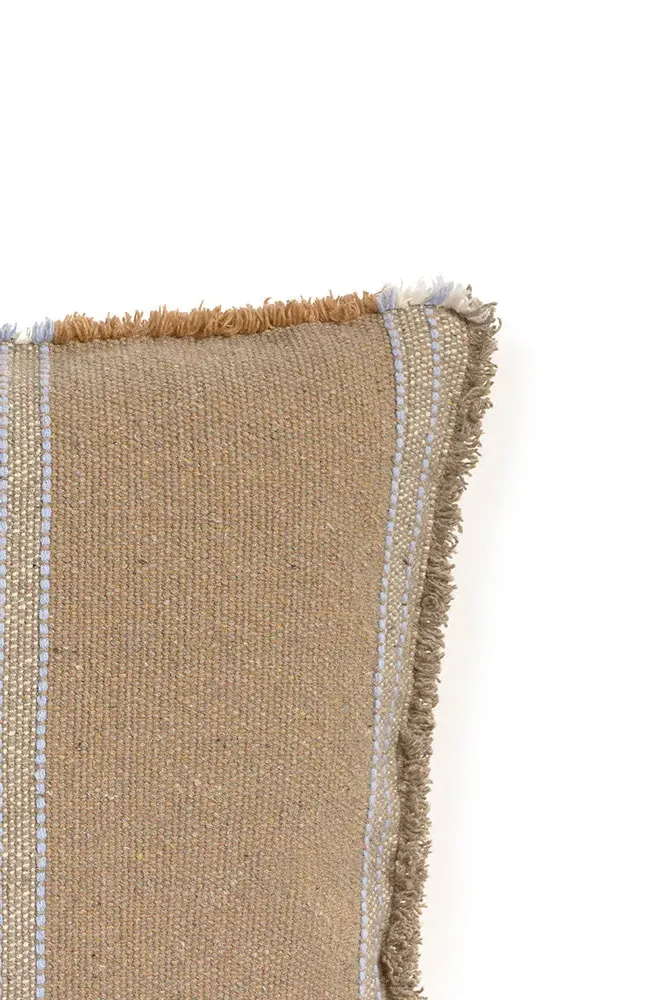 Puebla Rectangular Cushion with Fringes - Handloom