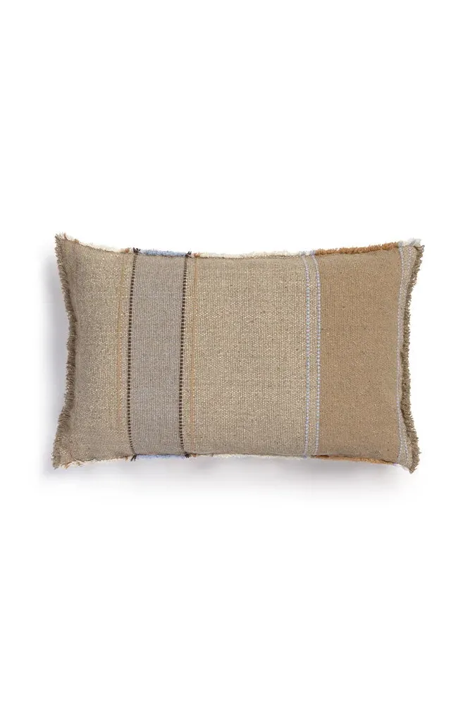 Puebla Rectangular Cushion with Fringes - Handloom image
