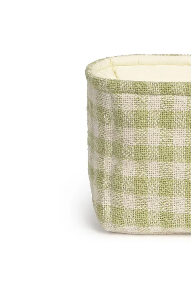 Quilted Basket - Matcha