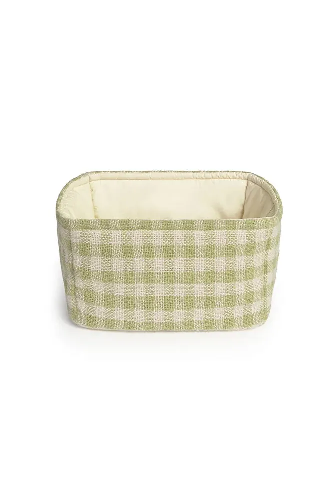 Quilted Basket - Matcha