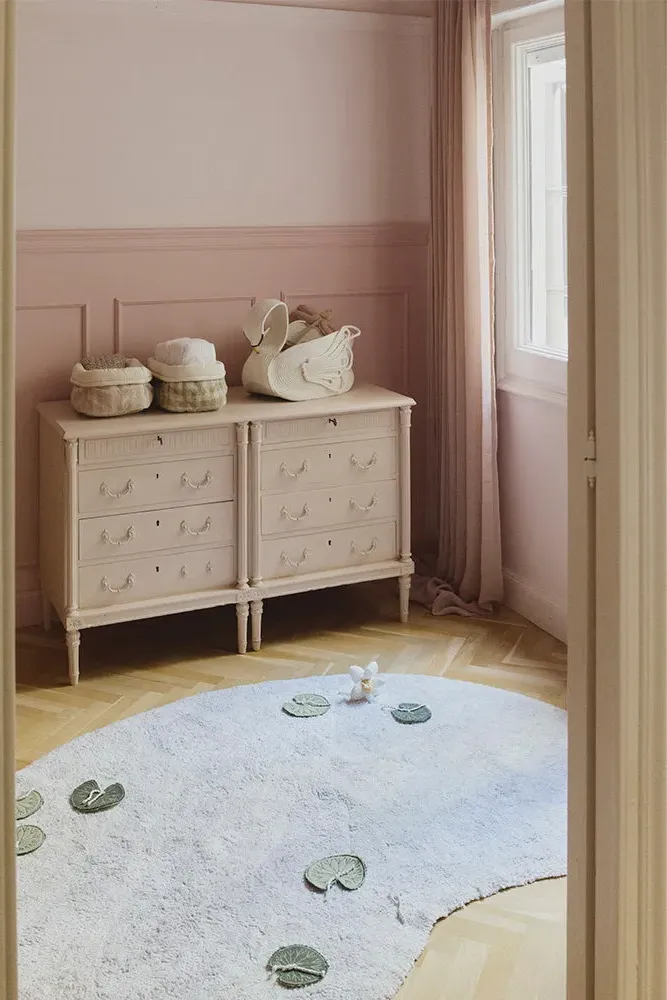 Quilted Basket - Rose