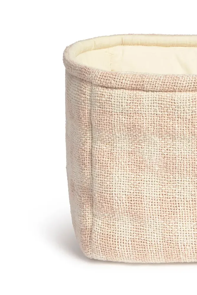 Quilted Basket - Rose