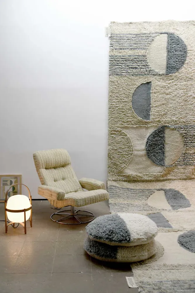 Regina Giménez Sun Rays Round Floor Cushion