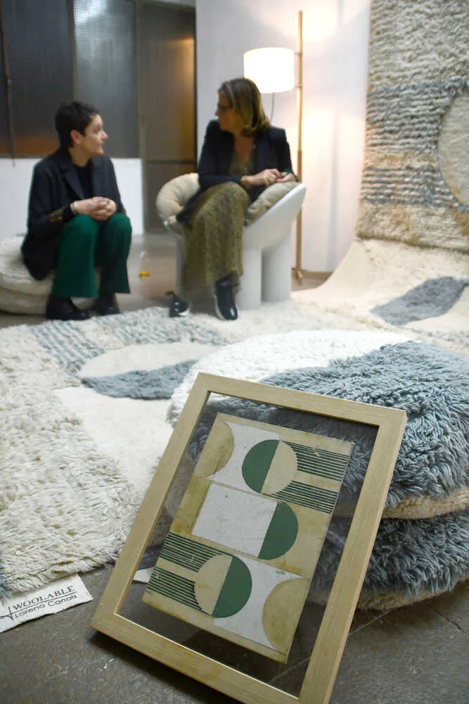 Regina Giménez Sun Rays Round Floor Cushion