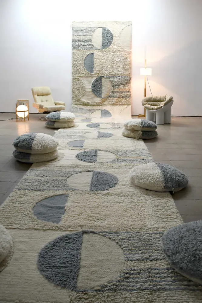 Regina Giménez Sun Rays Round Floor Cushion