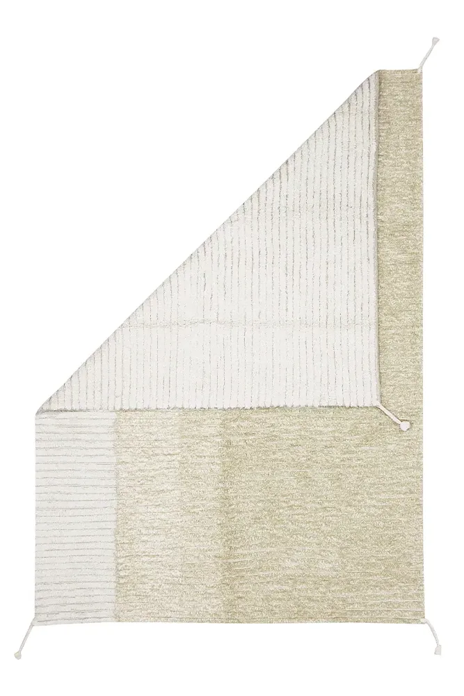 Reversible Washable Rug - Gelato Green
