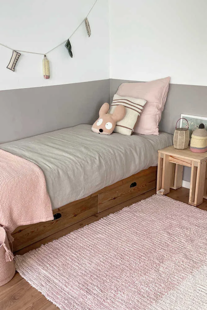 Reversible Washable Rug - Gelato Pink