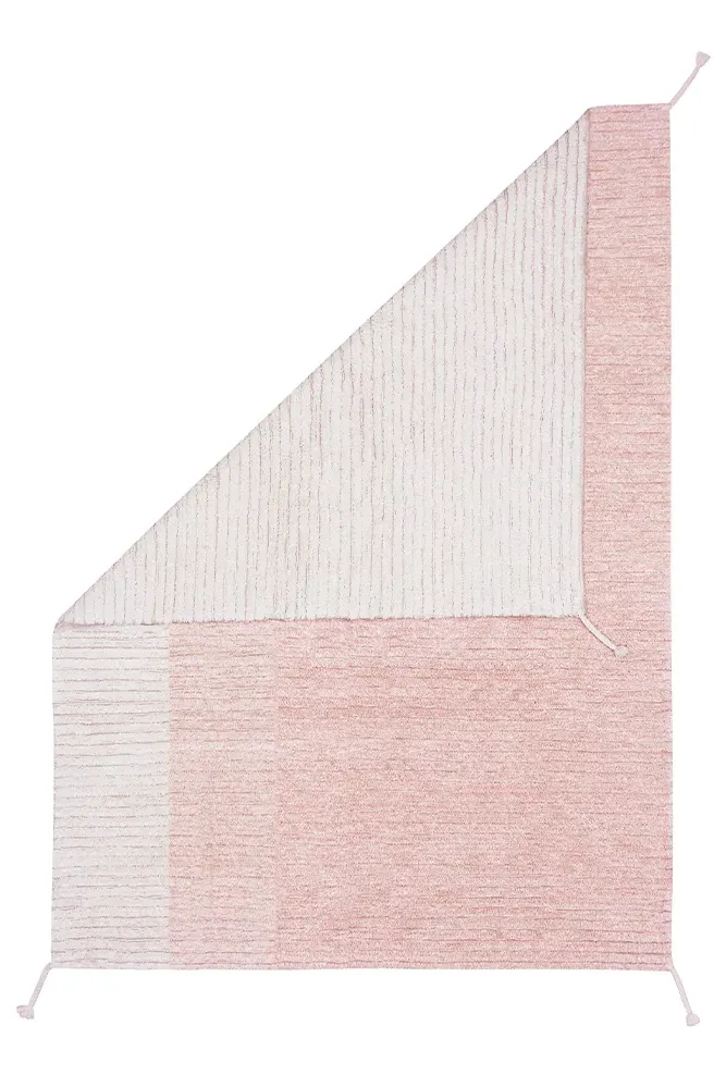 Reversible Washable Rug - Gelato Pink