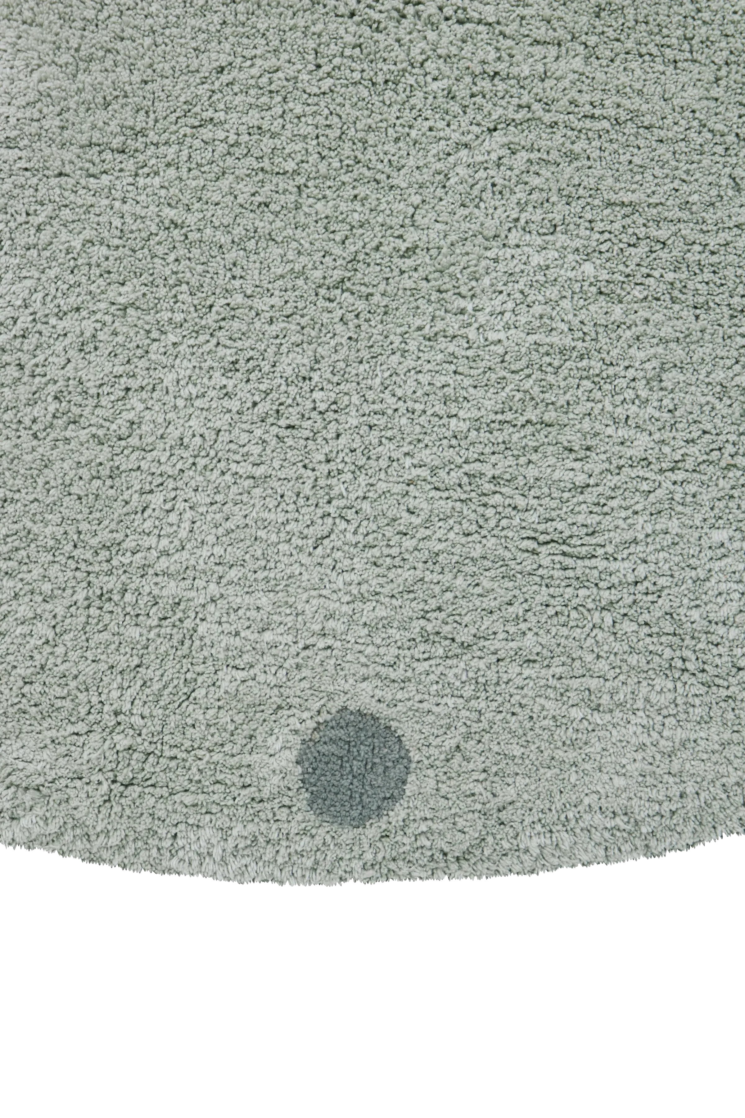 Round Dot Washable Rug - Blue Sage, Cotton