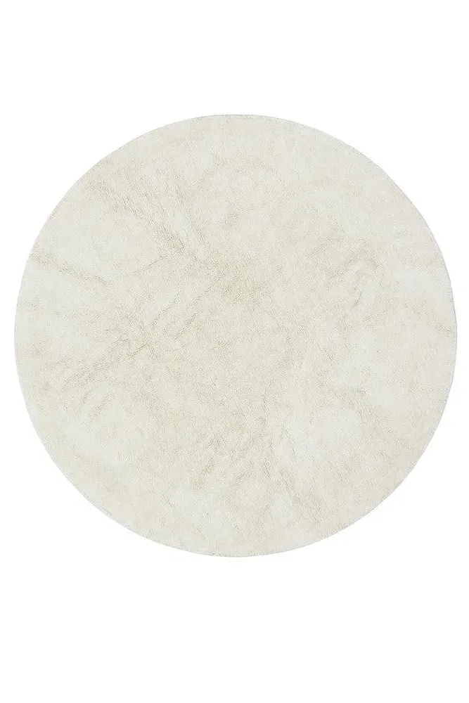 Round Rug Natural - Wool