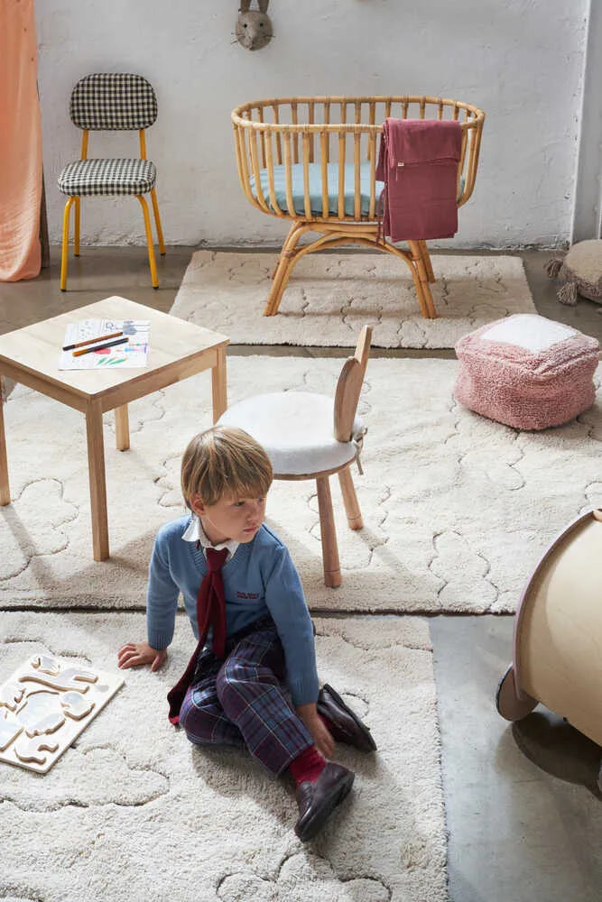 Rugcycled Washable Rug Clouds 4' x 5'3"