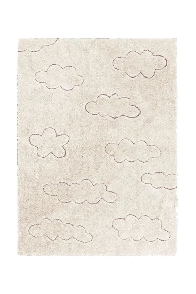 Rugcycled Washable Rug Clouds 4' x 5'3"
