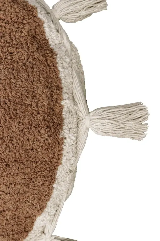 Sind Round Floor Cushion - Terracotta