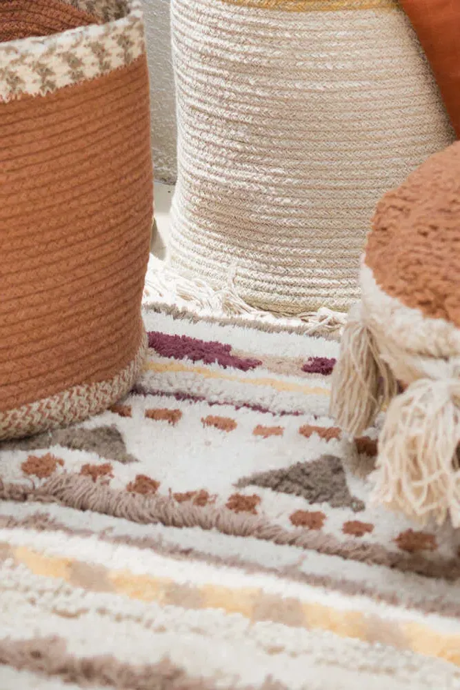 Sistan Washable Area Rug 4'7" x 6'7" - Multi-Color