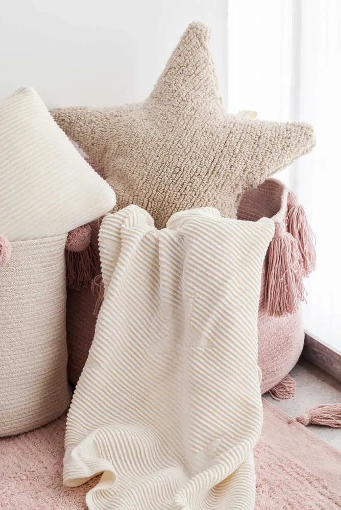 Star Cushion - Beige