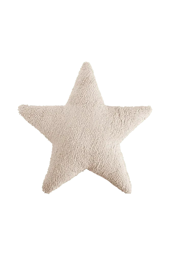 Star Cushion - Beige image
