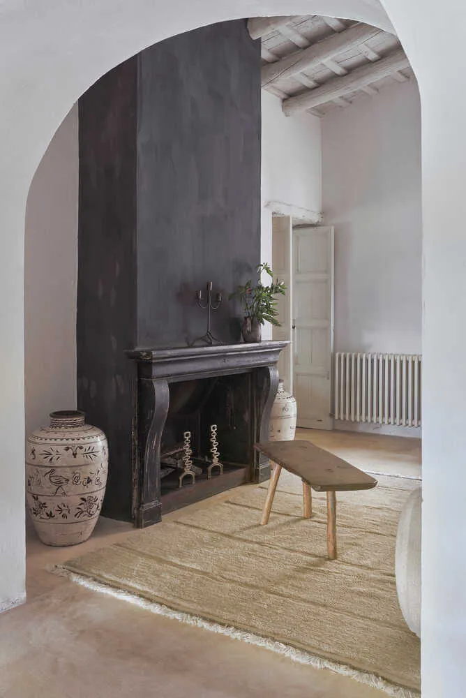 Steppe Area Rug - Beige, Wool