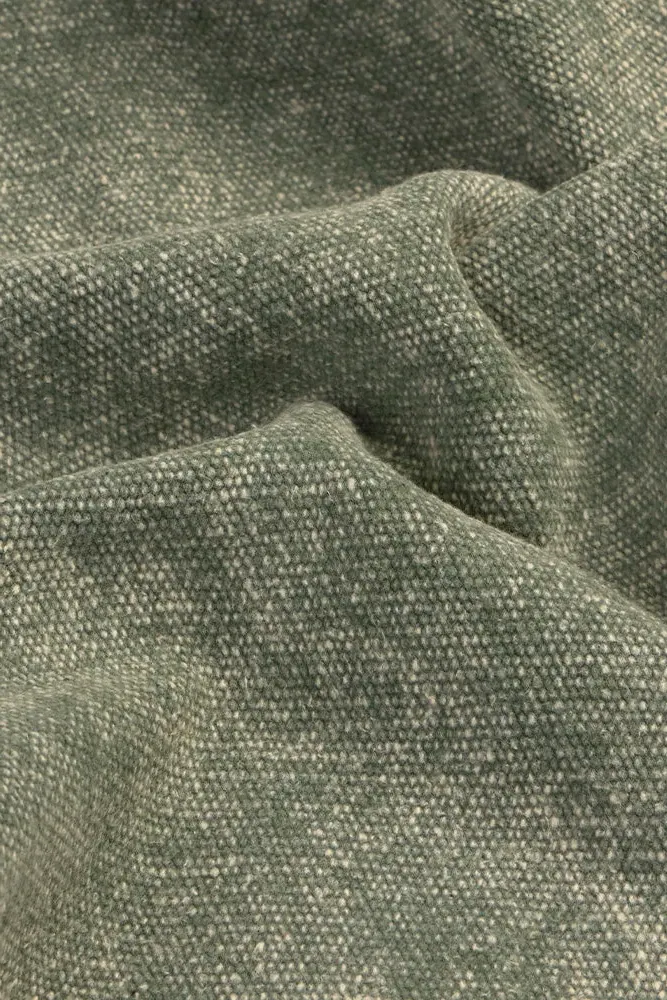 Stonewashed Placemats and Coasters Set of 4 - Duck Green