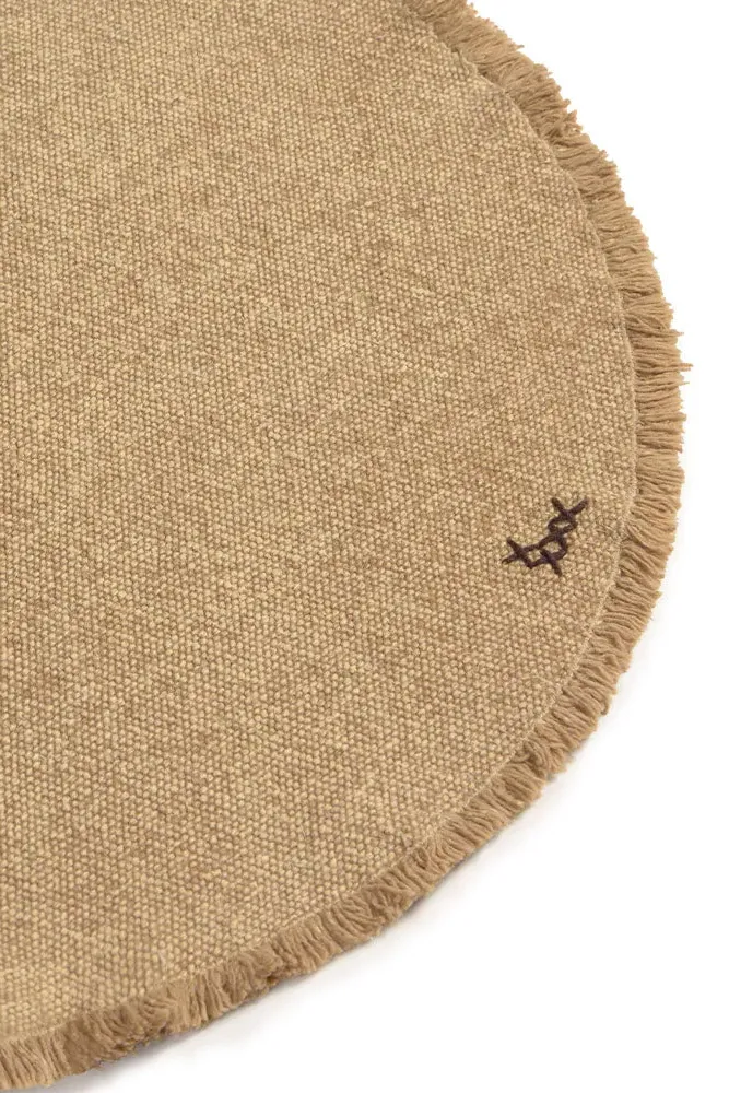 Stonewashed Placemats and Coasters Set of 4 - Ochre