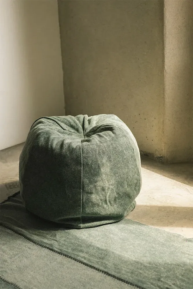 Stonewashed Puff - Duck Green, Canvas