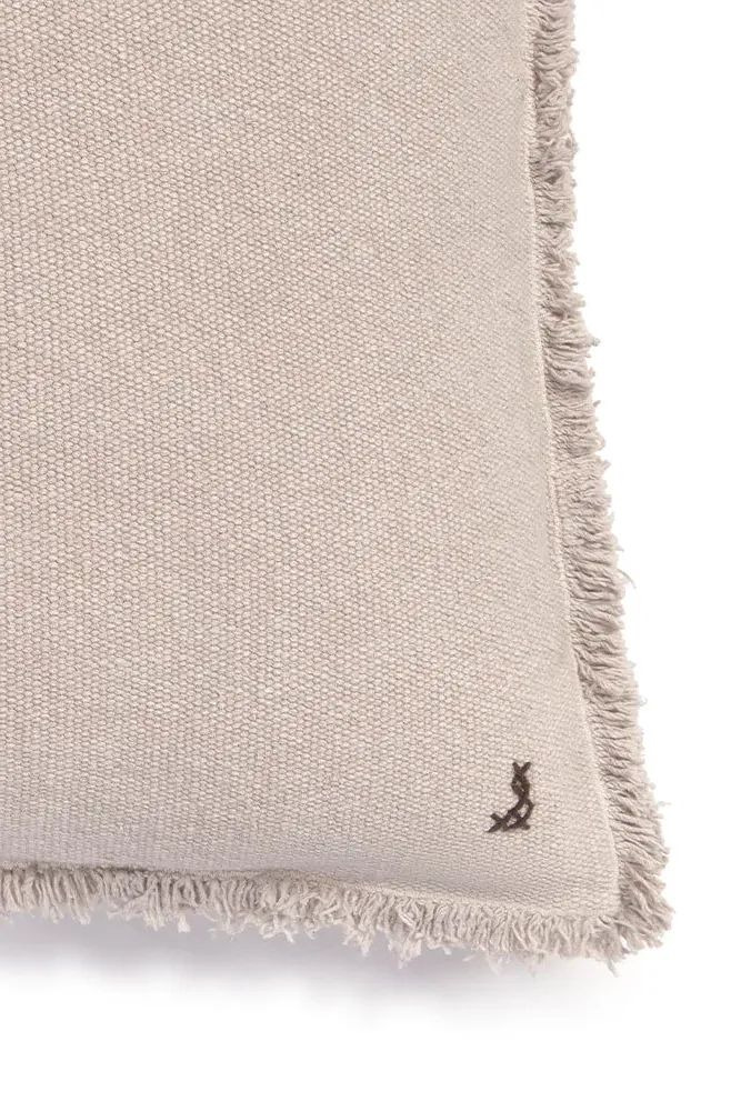 Stonewashed Rectangular Cushion - New Grey, Cotton