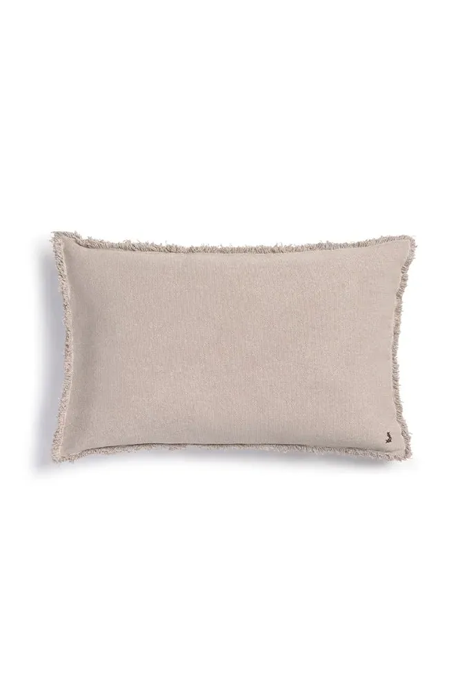 Stonewashed Rectangular Cushion - New Grey, Cotton