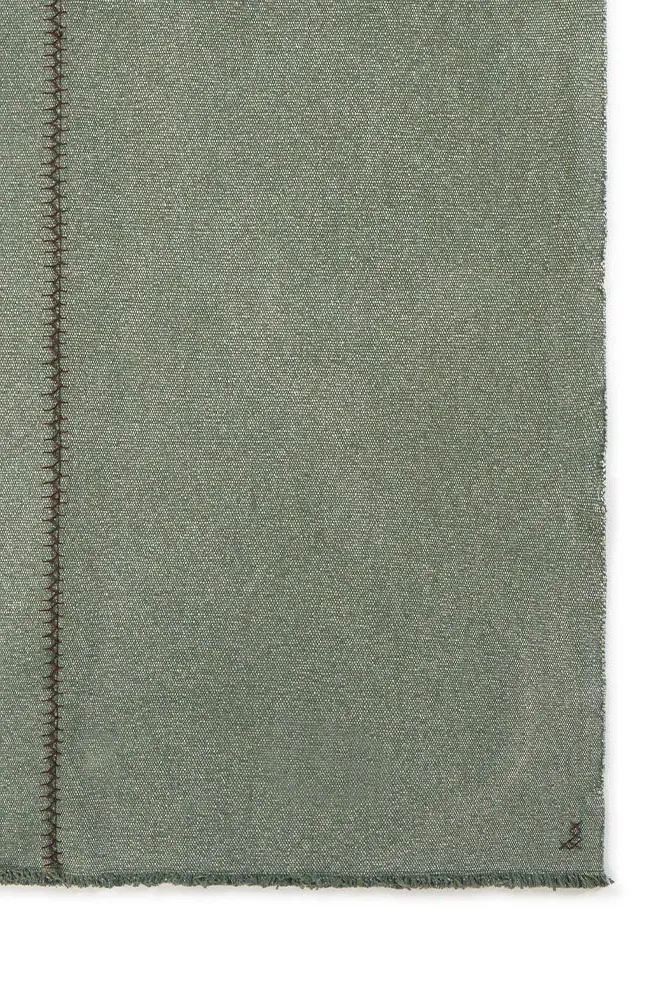 Stonewashed Rug - Duck Green, Cotton Canvas