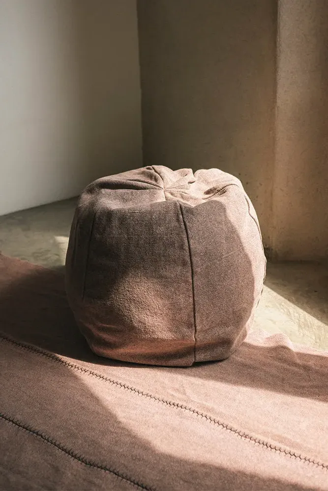 Stonewashed Rug - Soil Brown, Cotton Canvas