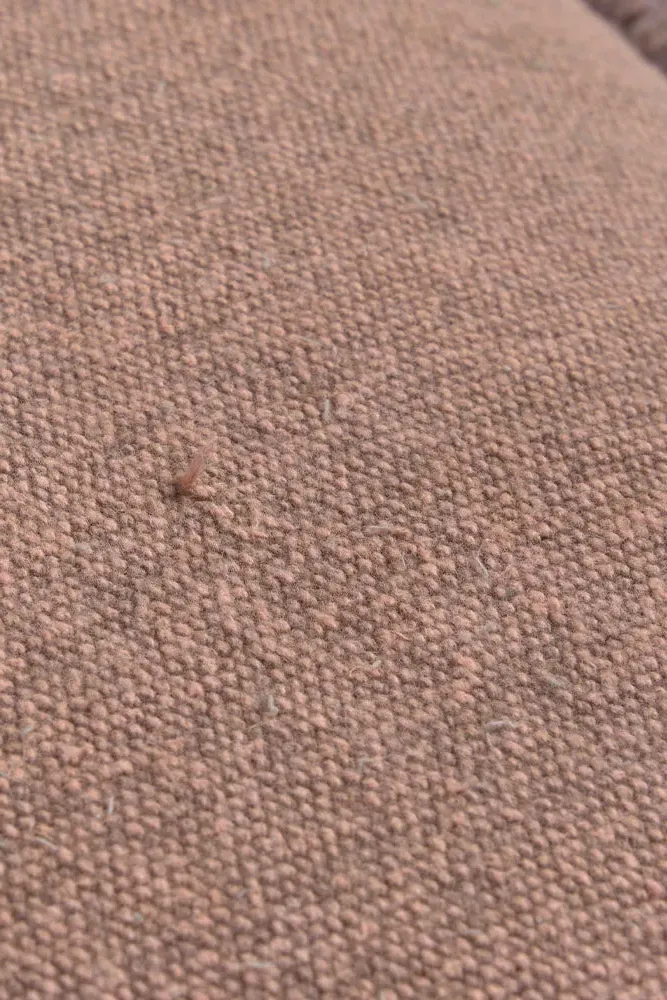 Stonewashed Square Cushion - Soil Brown, Cotton Canvas