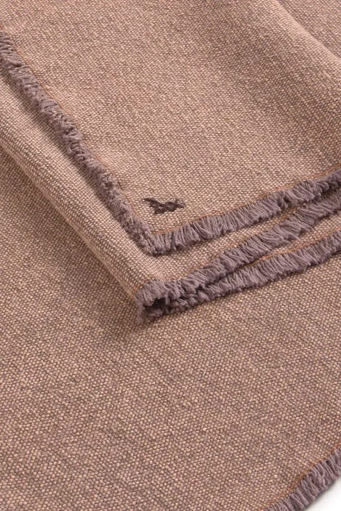 Stonewashed Table Runner - Soil Brown