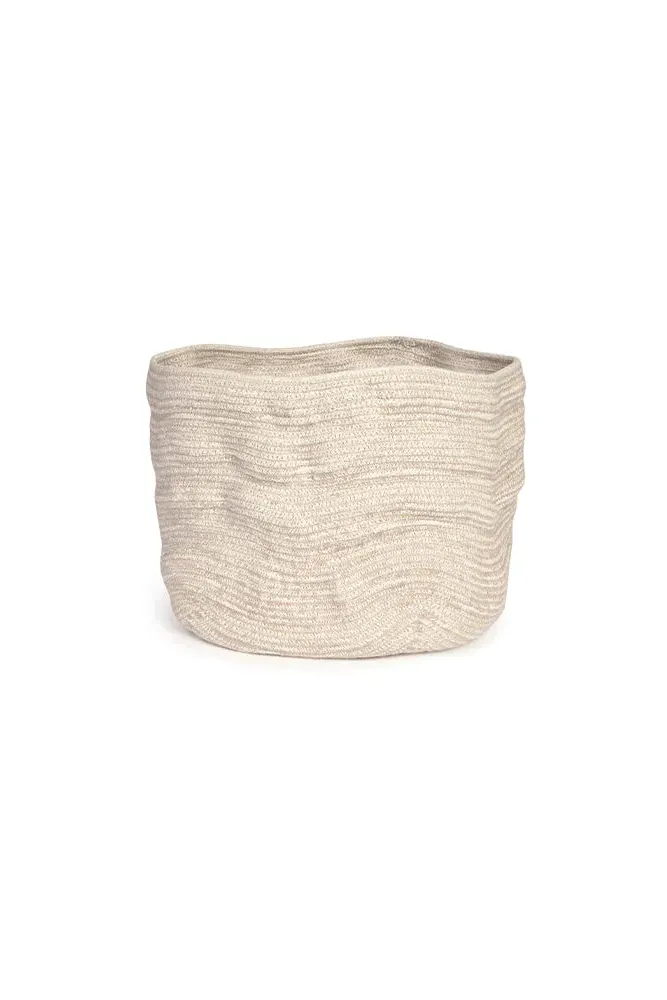 Stonewashed Tall Storage Basket - Natural, Cotton Rope image