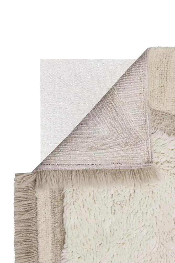 Suf Wool Area Rug - Natural