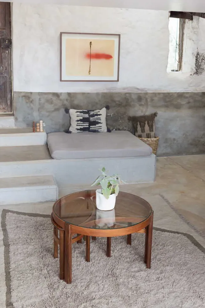 Suf Wool Area Rug - Taupe