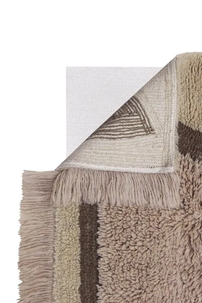 Suf Wool Area Rug - Taupe