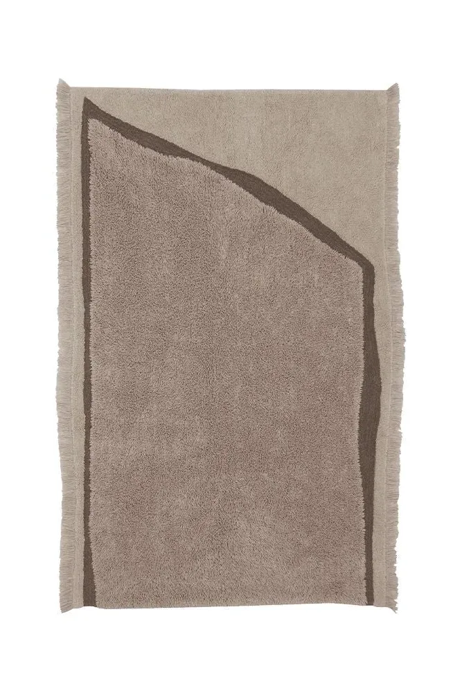 Suf Wool Area Rug - Taupe