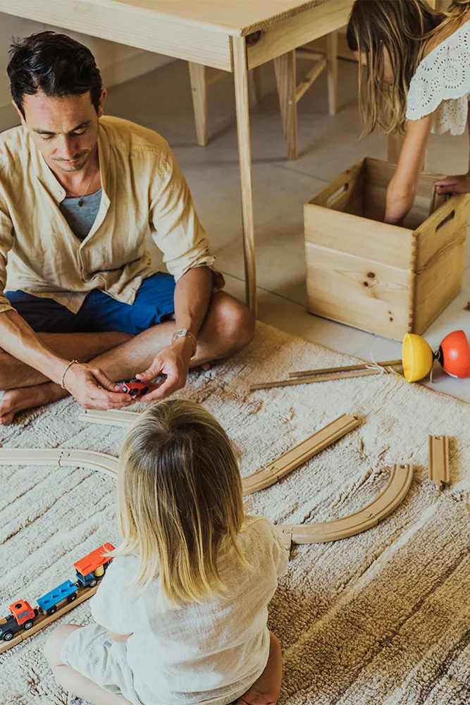 Sumak Seashell Area Rug - Beige, Wool