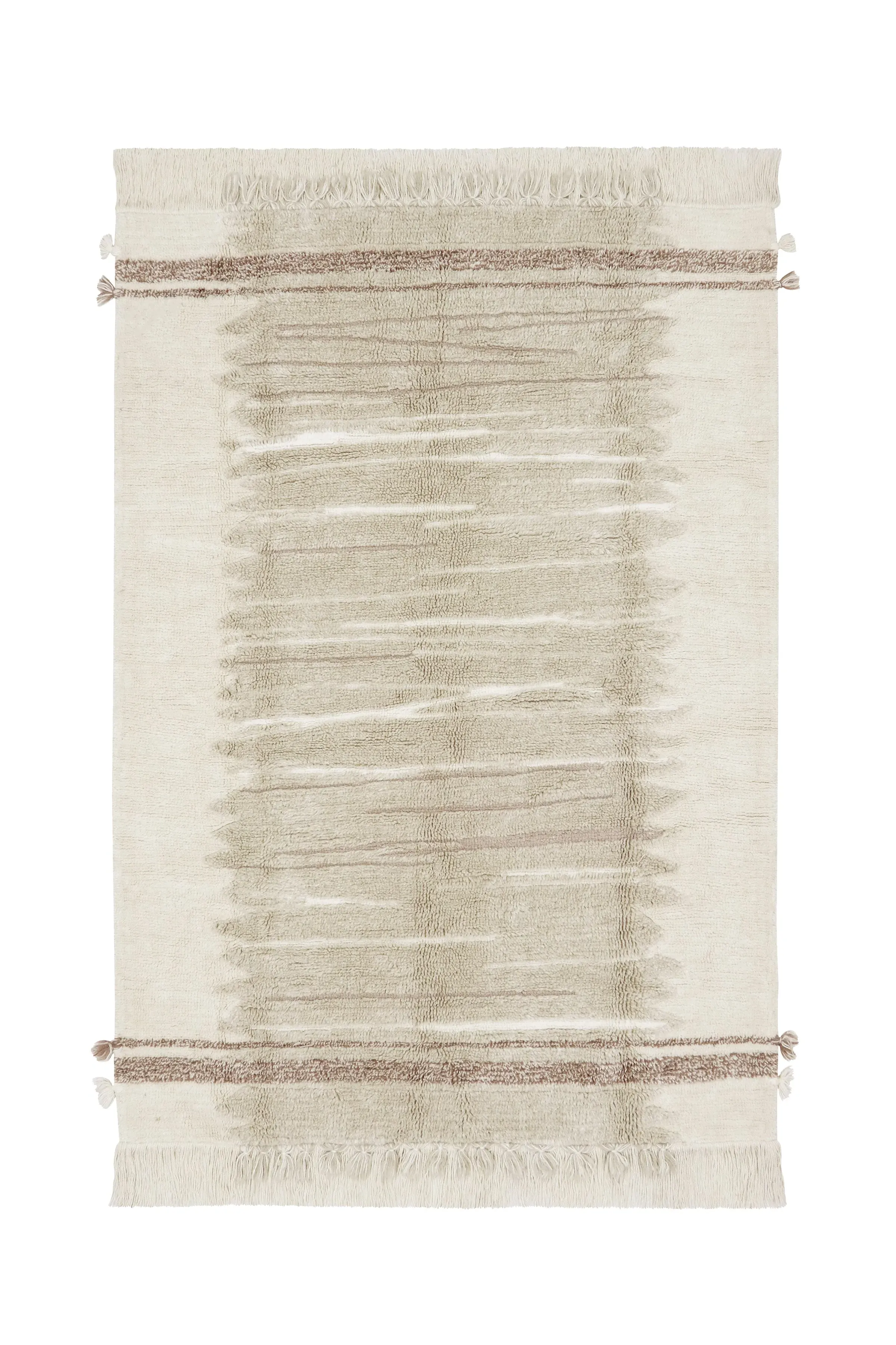 Sumak Seashell Area Rug - Beige, Wool image