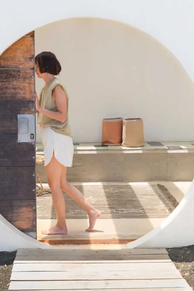 Susa Large Round Storage Basket - Taupe