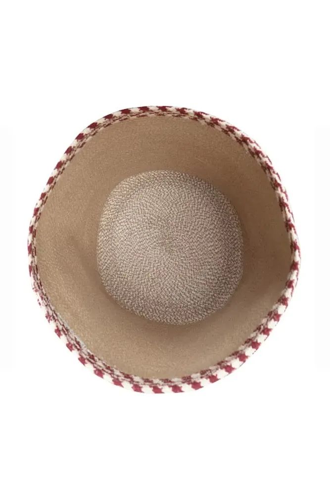 Susa Round Storage Basket - Taupe