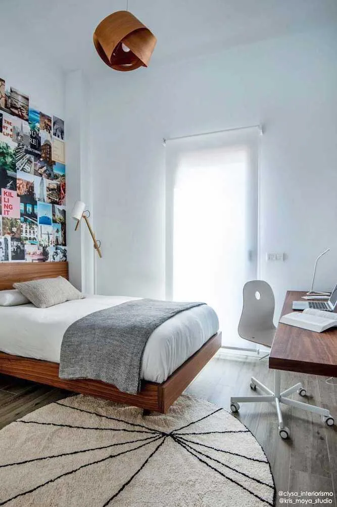 Trace Round Washable Rug - Beige