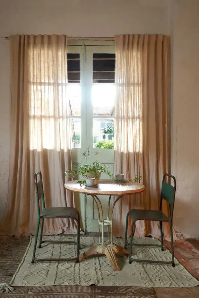 Tribu Medium Washable Area Rug - Olive, Cotton