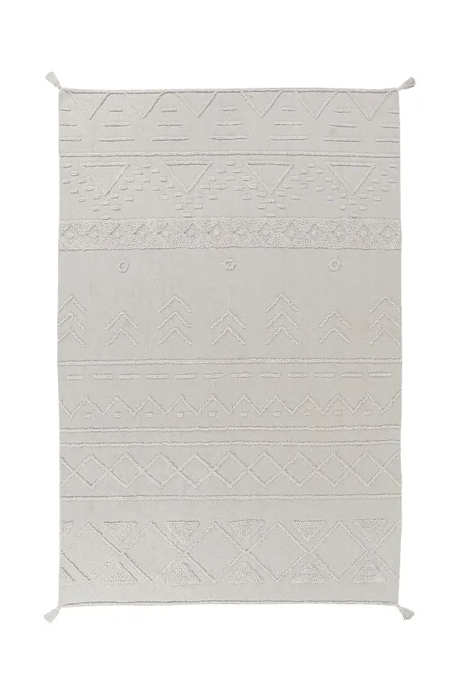 Tribu Washable Area Rug - Natural, Cotton image