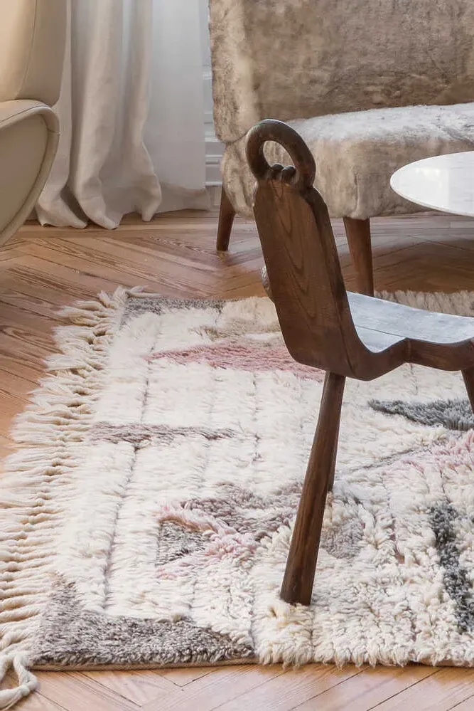 Tuba Wool Area Rug - Multicolor