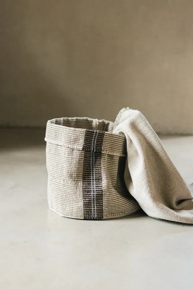 Tule Handloom Basket - Natural