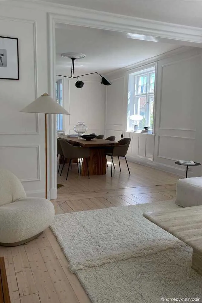 Tundra Area Rug - White, Wool