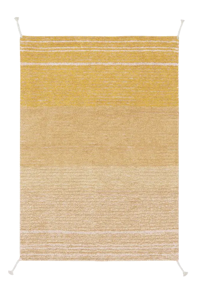 Twin Reversible Washable Rug - Amber