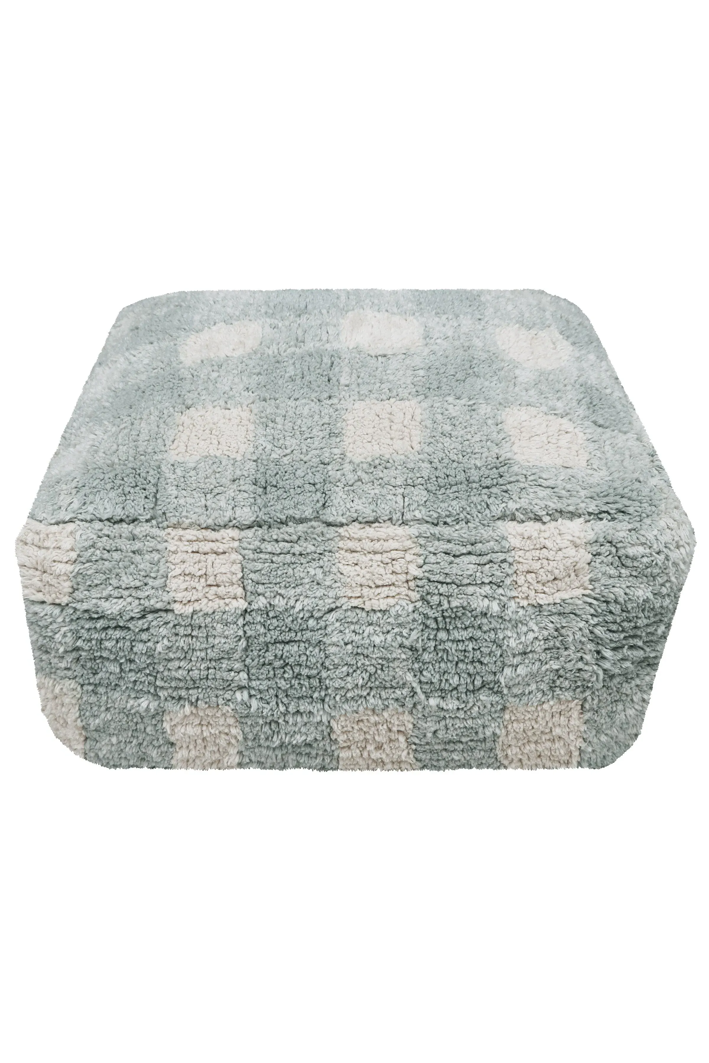 Vichy Puff - Blue Sage