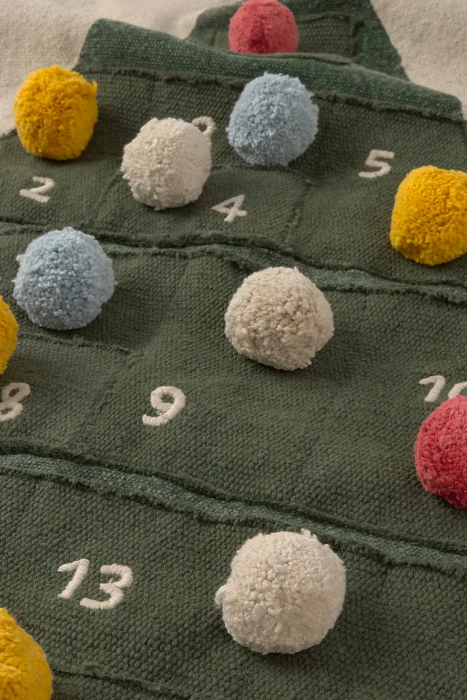 Wall Hanger Christmas Calendar - Duck Green