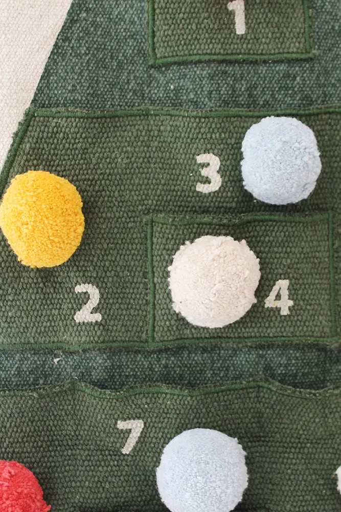 Wall Hanger Christmas Calendar - Duck Green